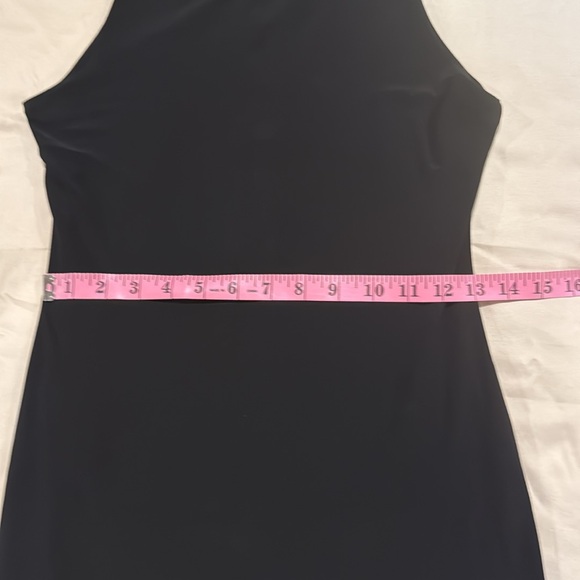 White House Black Market Black Halter Sheath Dress - Picture 6 of 7